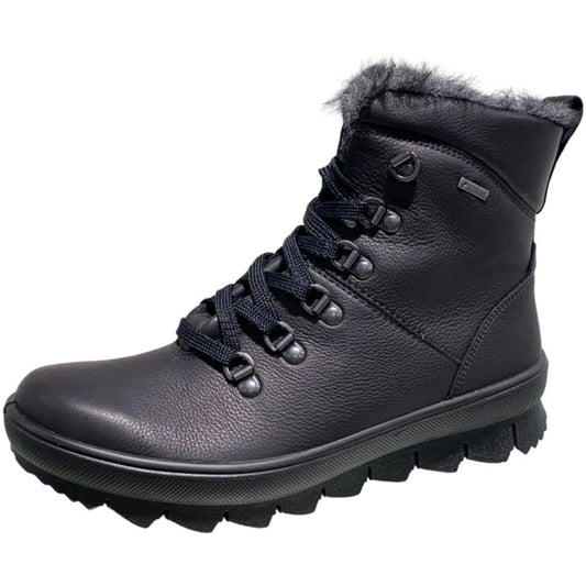 STIEFELETTE LEDER BLACK