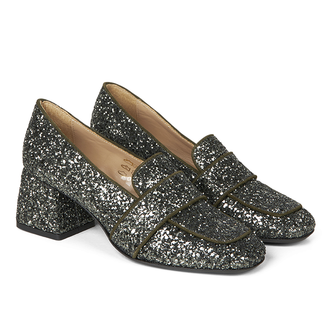 DARK GREEN GLITTER