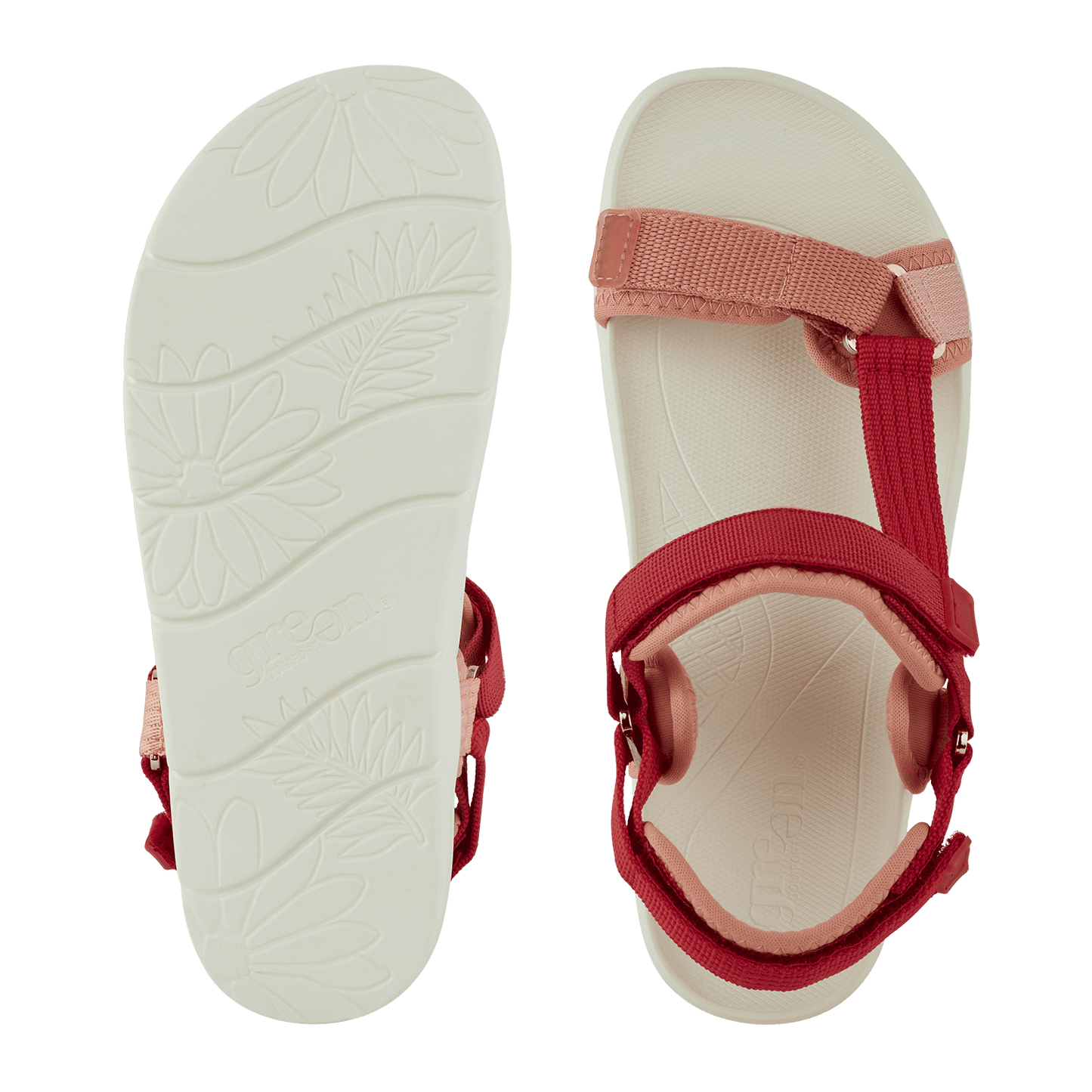 422043Q62 020 RED DAME SANDALE
