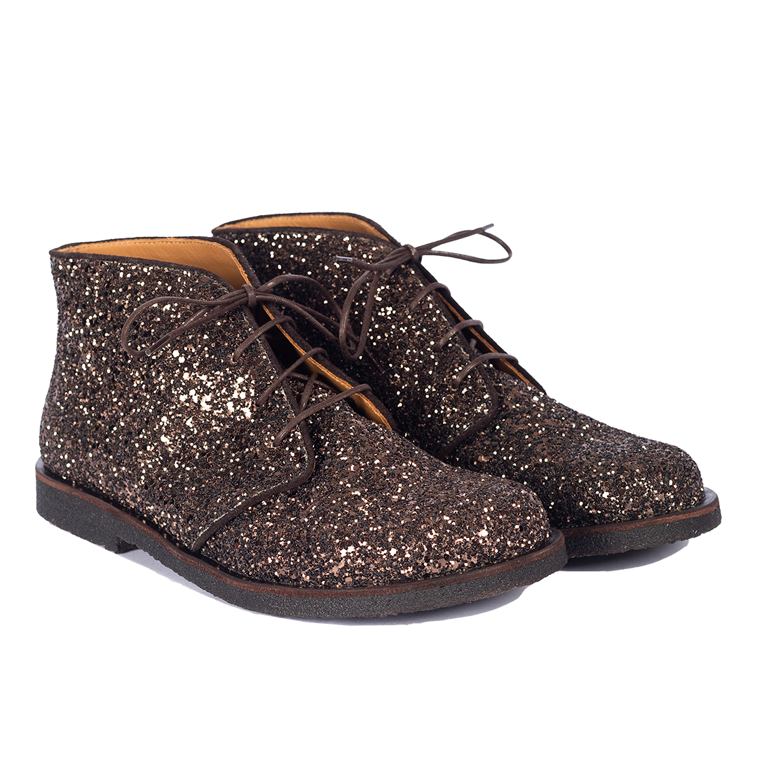 BOOT WITH GLITTER WIDE FIT