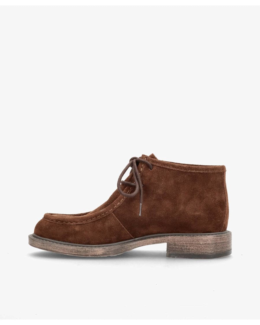 MOANA S SUEDE BROWN DARK DAME-