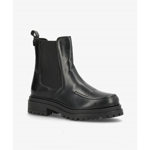ASPEN ZIP BLACK LEATHER DAME S
