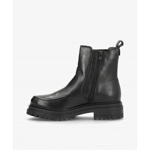 ASPEN ZIP BLACK LEATHER DAME S