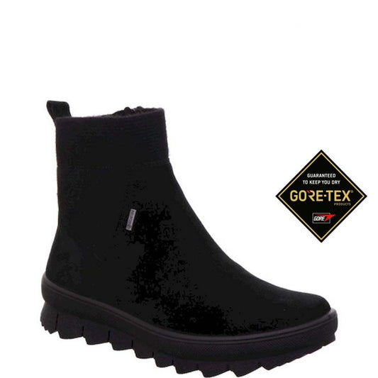 STIEFELETTE LEDER BLACK