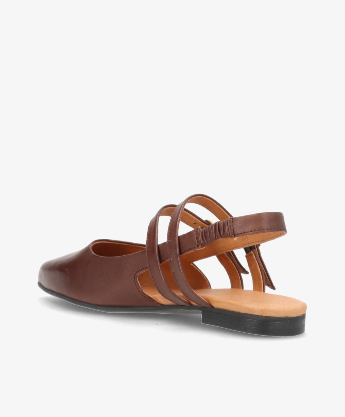 JANIS EBONY LEATHER DAME PUMPS