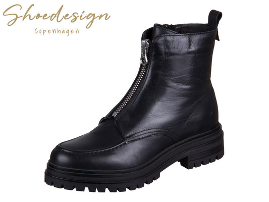 ASPEN ZIP BLACK LEATHER DAME S