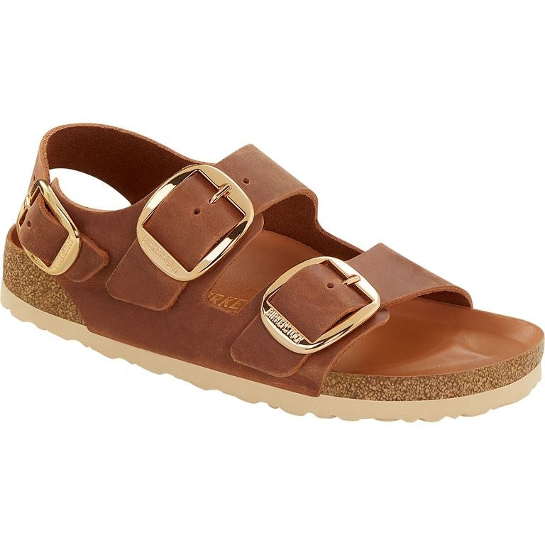 MILANO BIG BUCKLE COGNAC