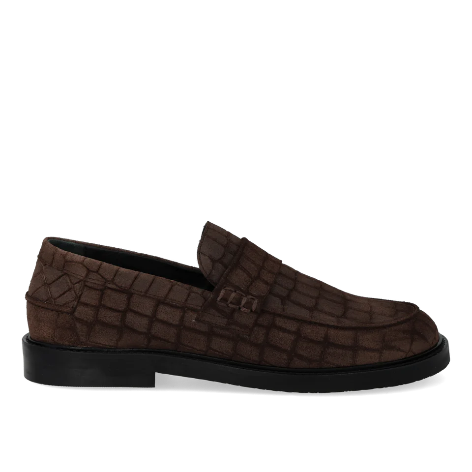 1634-102-4640 BROWN CROCO DAME