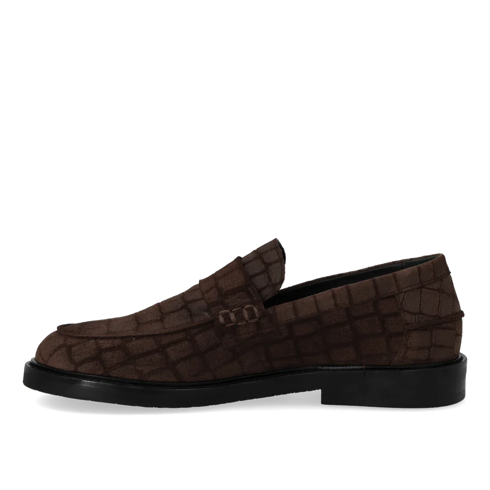 1634-102-4640 BROWN CROCO DAME