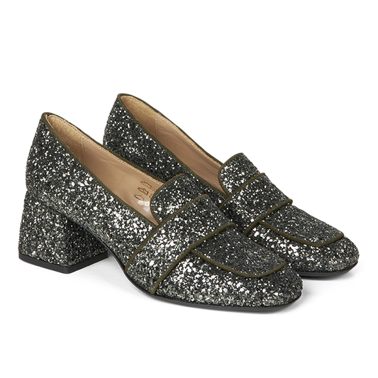 DARK GREEN GLITTER