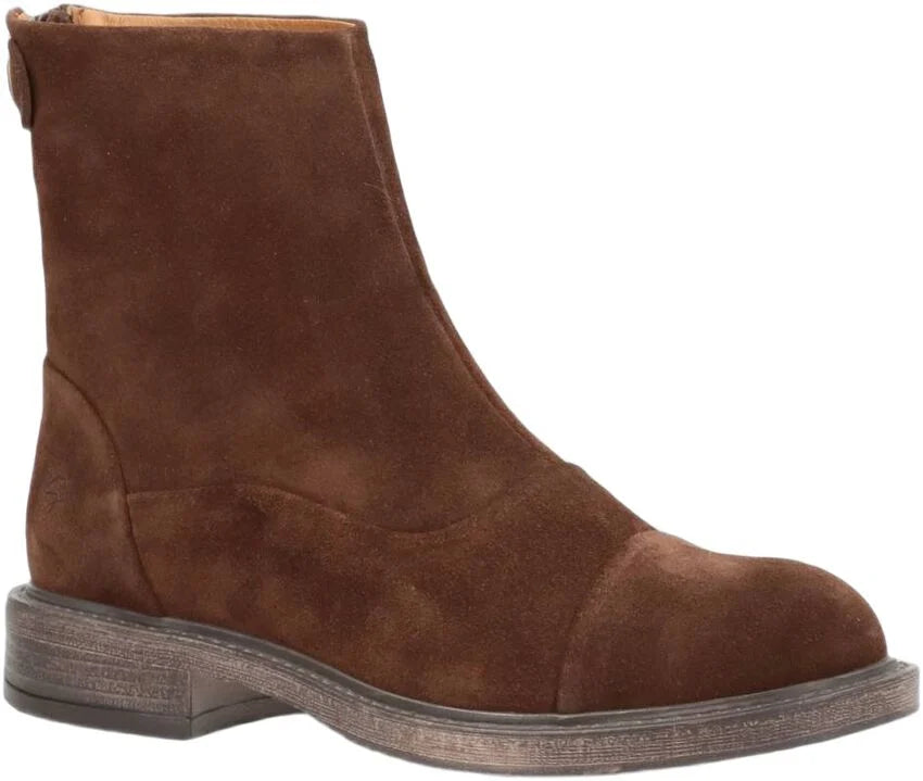 DAHLIA S BROWN SUEDE DAME STØV