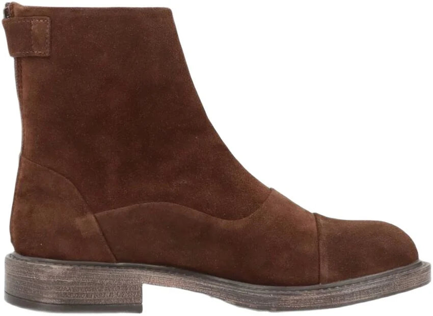 DAHLIA S BROWN SUEDE DAME STØV