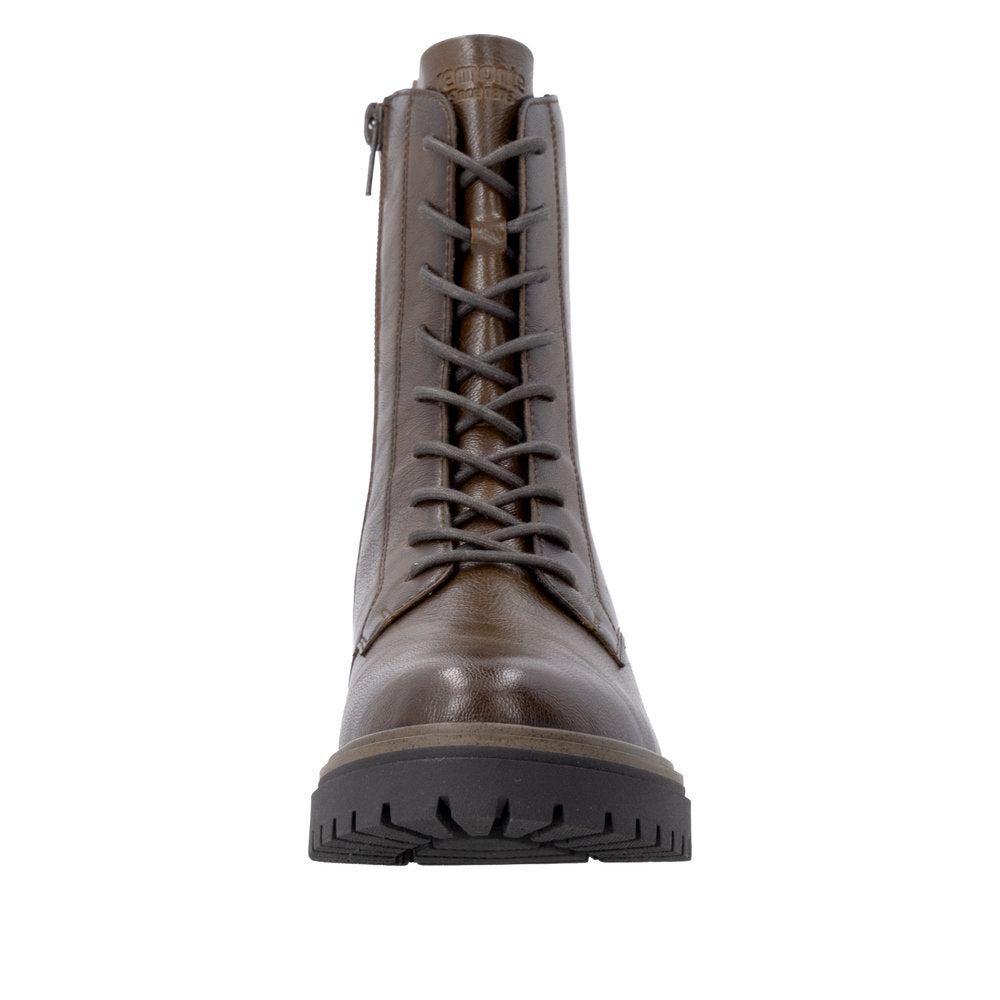 D4B73-25 MAHAGONI DAME STØVLER