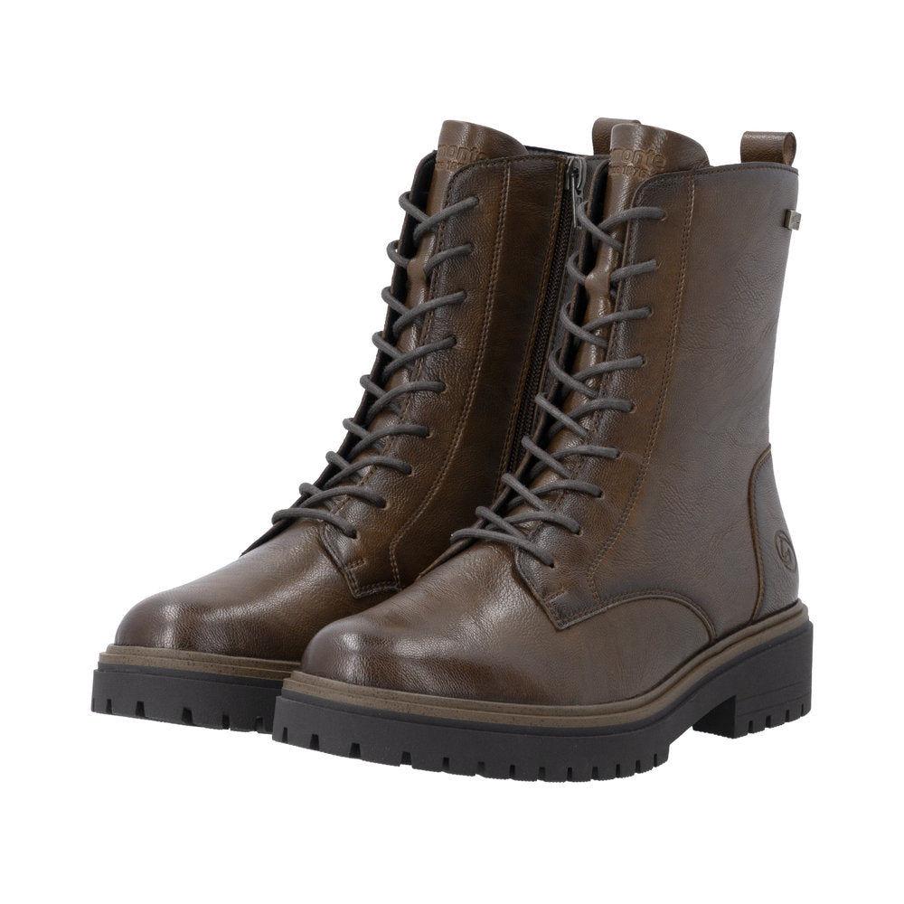 D4B73-25 MAHAGONI DAME STØVLER