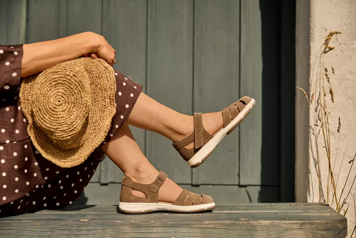 251-17 1733 TANNED DAME SANDAL