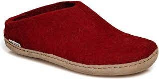 SLIP-ON RED LEATHER