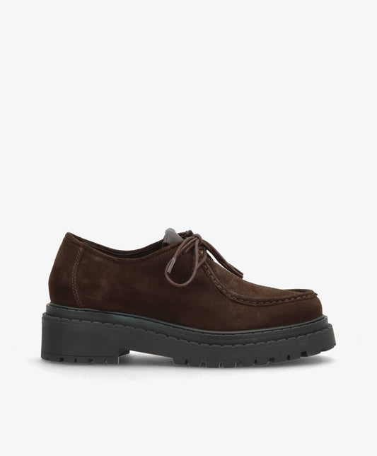 LYLAS COFFEE SUEDE DAME-SKO