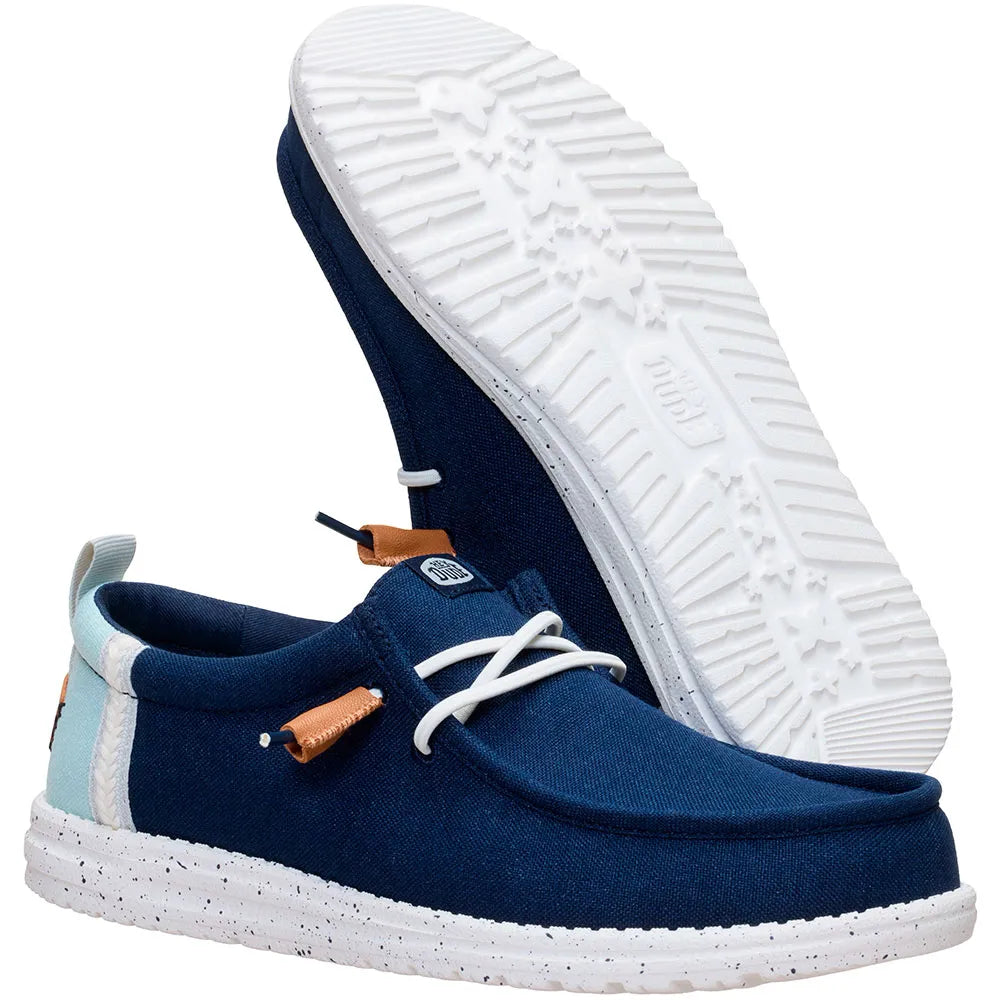 HEY DUDE NAVY HERRE-SKO
