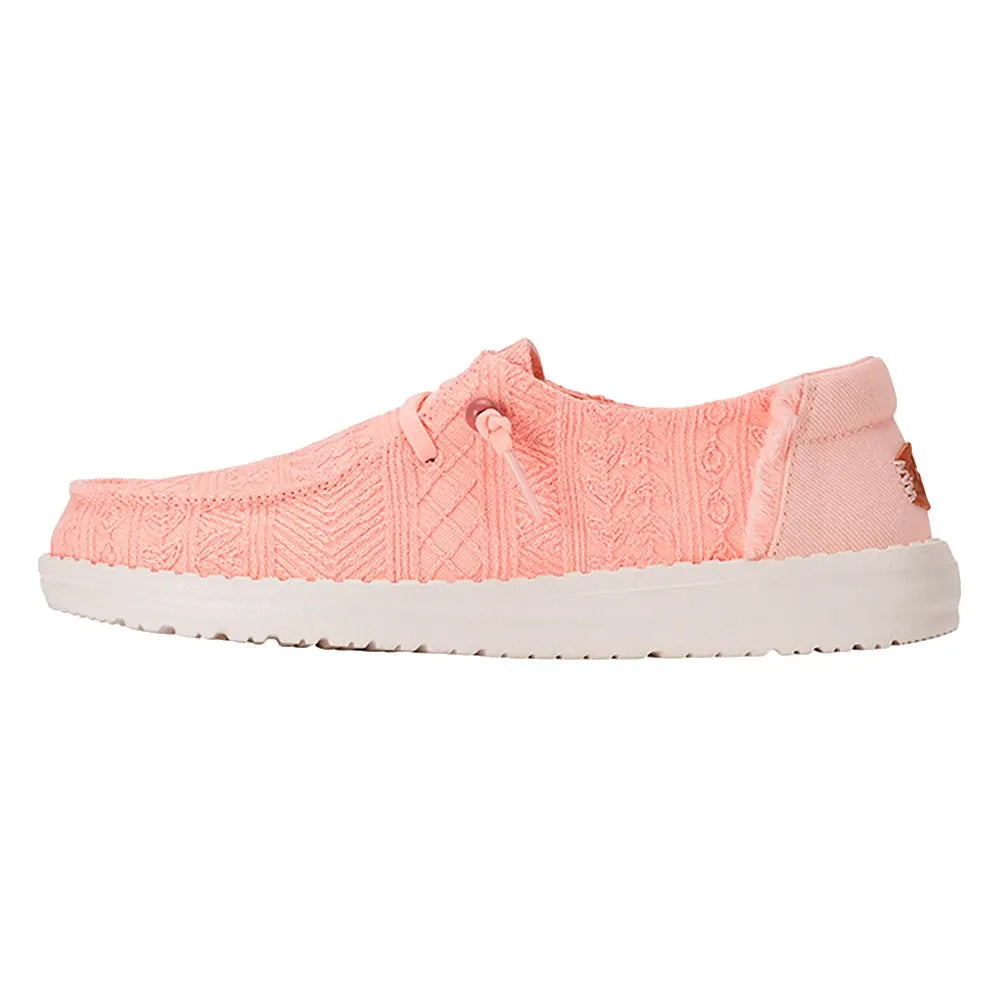 HEY DUDE PALE PINK DAME-SKO