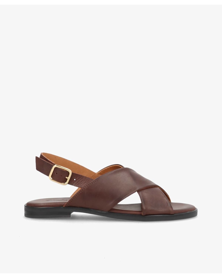 LEATHER EBONY DAME SANDALER