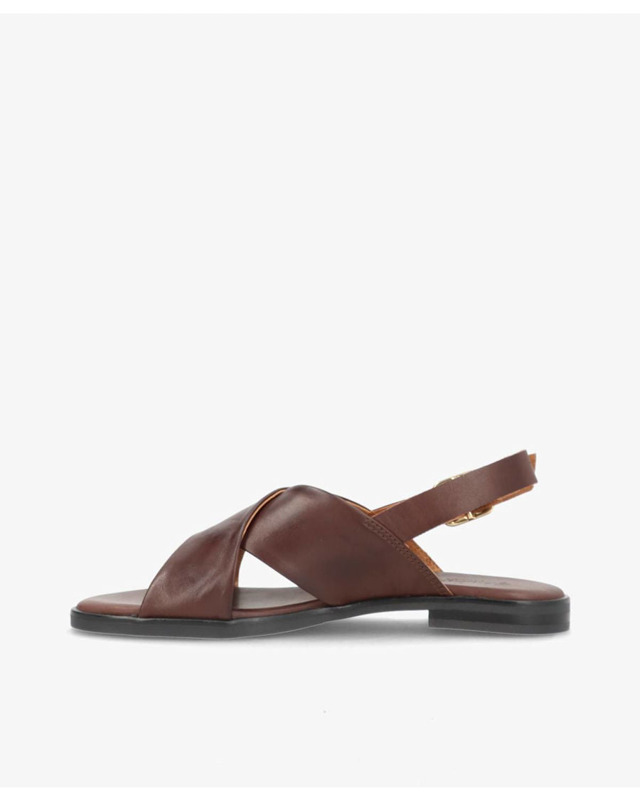 LEATHER EBONY DAME SANDALER