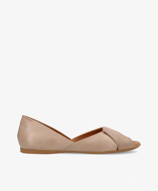 VIVA TAUPE LEATHER DAME PUMPS