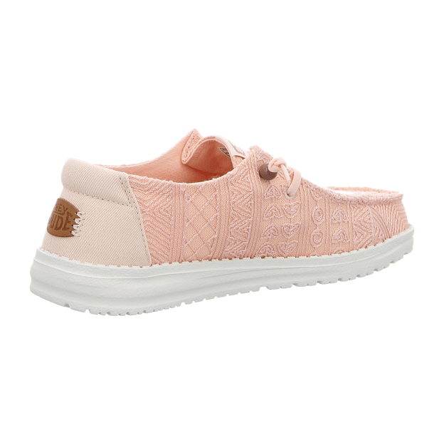 HEY DUDE PALE PINK DAME-SKO