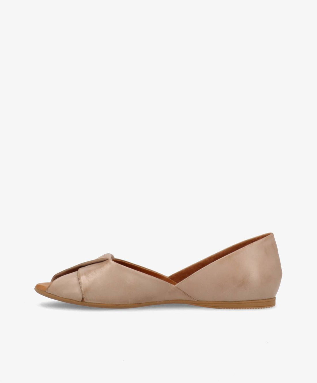 VIVA TAUPE LEATHER DAME PUMPS