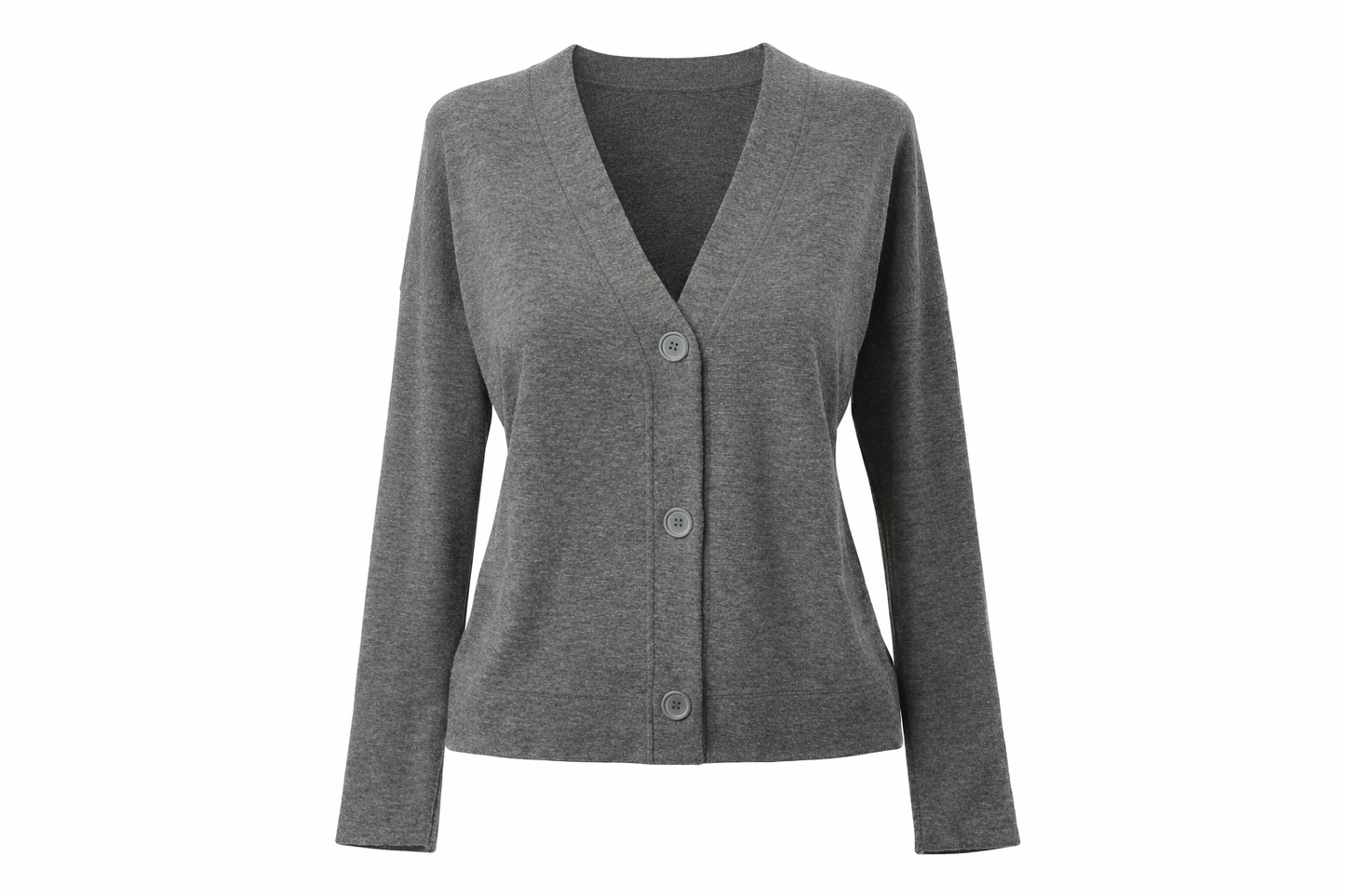 BOXCARDIGAN W. V-NECK