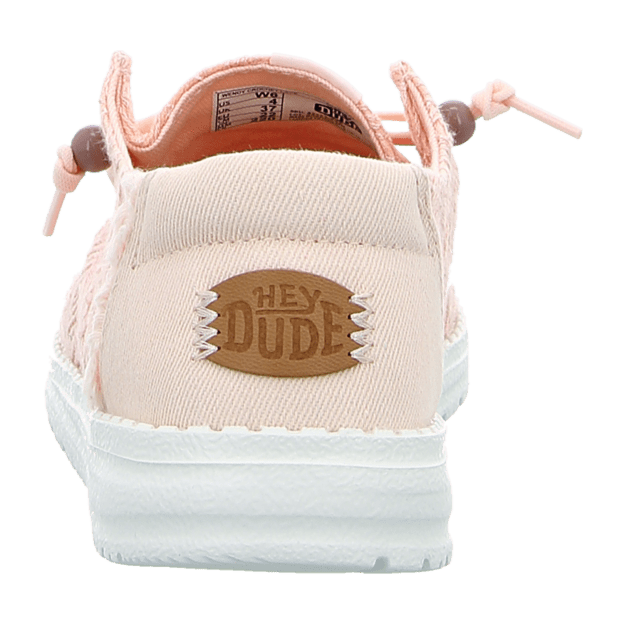 HEY DUDE PALE PINK DAME-SKO