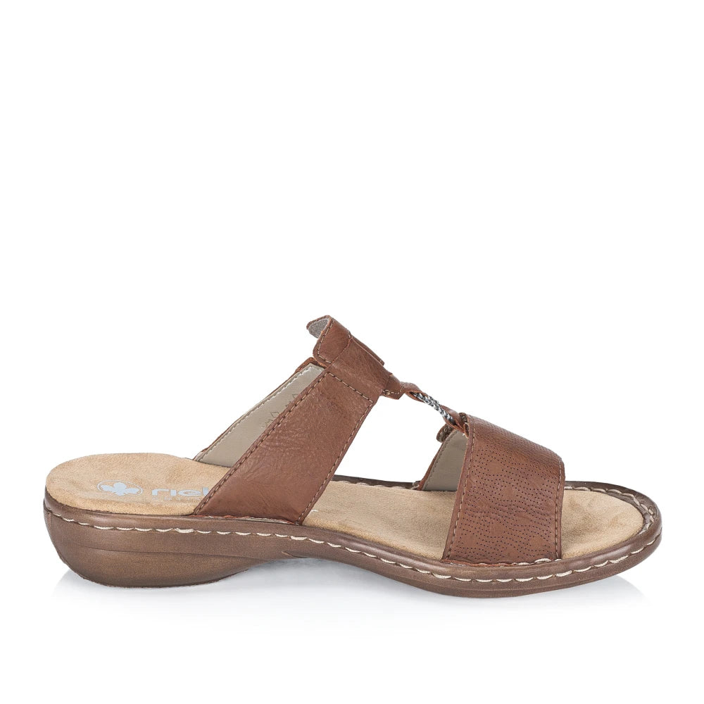 60885-24 BROWN DAME SANDALER