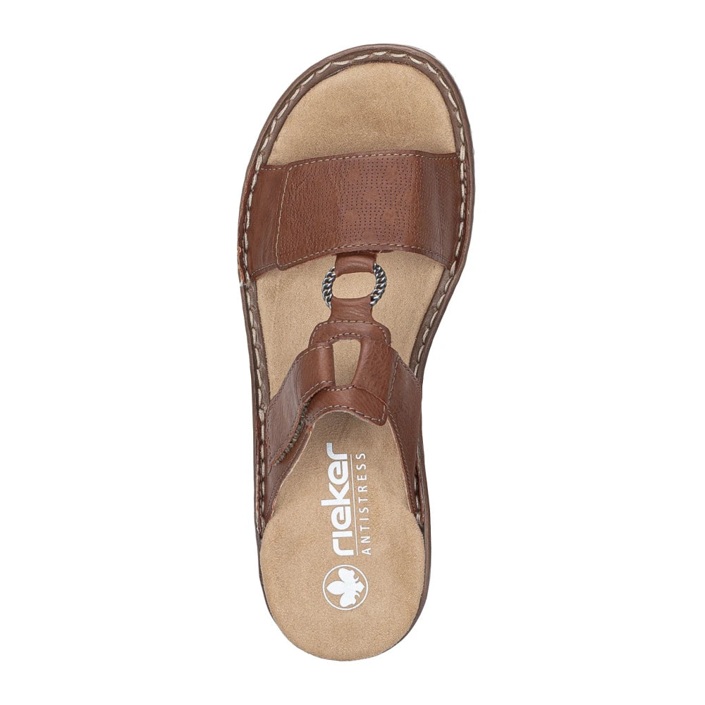 60885-24 BROWN DAME SANDALER