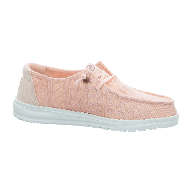 HEY DUDE PALE PINK DAME-SKO
