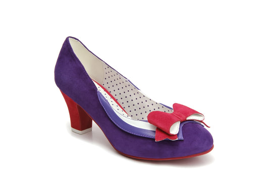AVA PURPLE WHITE PERIWINKLE
