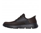 Skechers-MENS GARZA-GERVIN SLIP-INS-CHOCOLATE