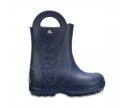 CROCS-KIDS HANDLE IN RAIN BOOT-NAVY