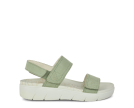 GREEN COMFORT-rejoice sandal w.2velcro strap-SAND