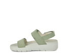 GREEN COMFORT-rejoice sandal w.2velcro strap-SAND